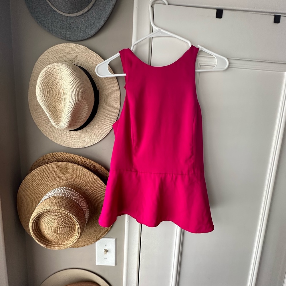 Express peplum tank